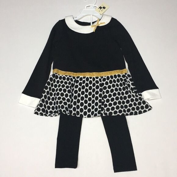 Max Studio 2pc Dress Leggings size 4T NWT - Picture 1 of 6